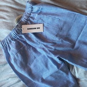 Drawstring Slim-Fit Pants